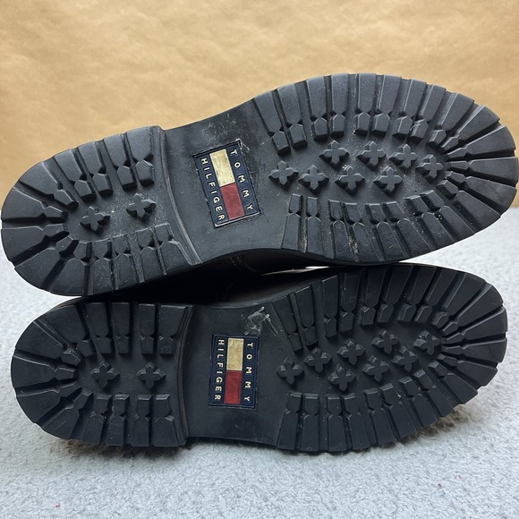 Tommy Hilfiger Lug Sole Moc Toe Leather Oxfords 90s Y2K Chunky Shoes Men\'s 10M main image 14